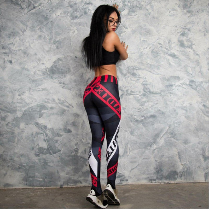 Sexy Damen-Workout-Leggings für Jogger, Fitness-Leggings mit hoher Taille, elastische Sport-Leggings, Workout-Jegging-Leggings