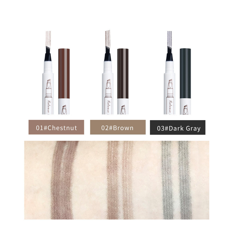 RELEASE BEAUTY Liquid Eyebrow Pencil Very Fine Micro Carving Eyebrow Pencil Is Easy For Lazy People To Use