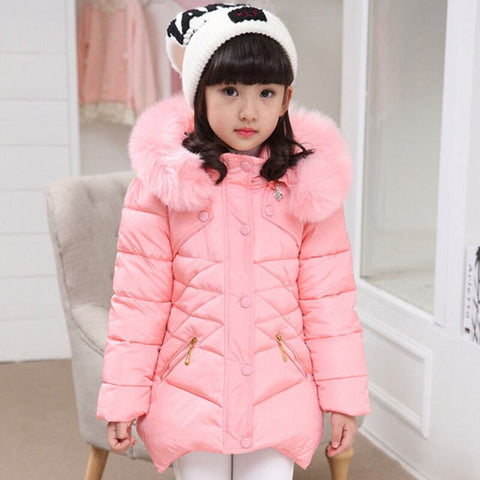 Winter Baby Daunenmantel Kind Oberbekleidung Mantel Mädchen Parkas Teenager Windjacke Mädchen Jacken Kinder Winter Kleidung 6 8 10 12 14 