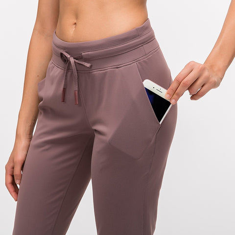 Nepoagym STEP, pantalones deportivos de entrenamiento para mujer, pantalones deportivos para correr con bolsillo, pantalones deportivos para mujer, pantalones suaves para correr