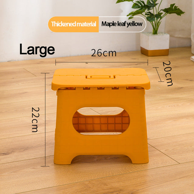 Train Maza Folding Stool Portable Plastic Kindergarten Home Subway Folding Stool Outdoor Small Bench