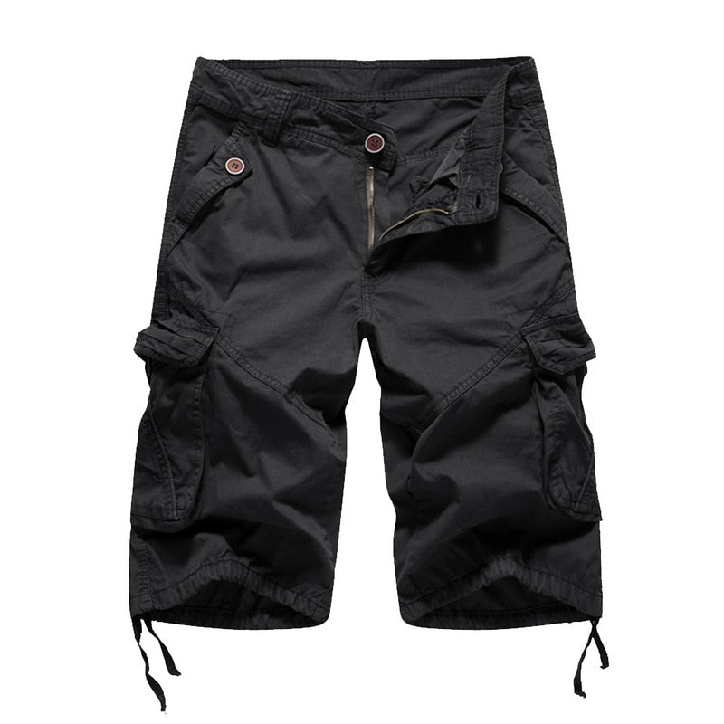 Pantalones cortos Cargo para hombre, pantalones cortos militares de camuflaje de alto diseño, prendas de vestir de verano para hombre, pantalones cortos casuales de camuflaje Cargo de Hip Hop para hombre