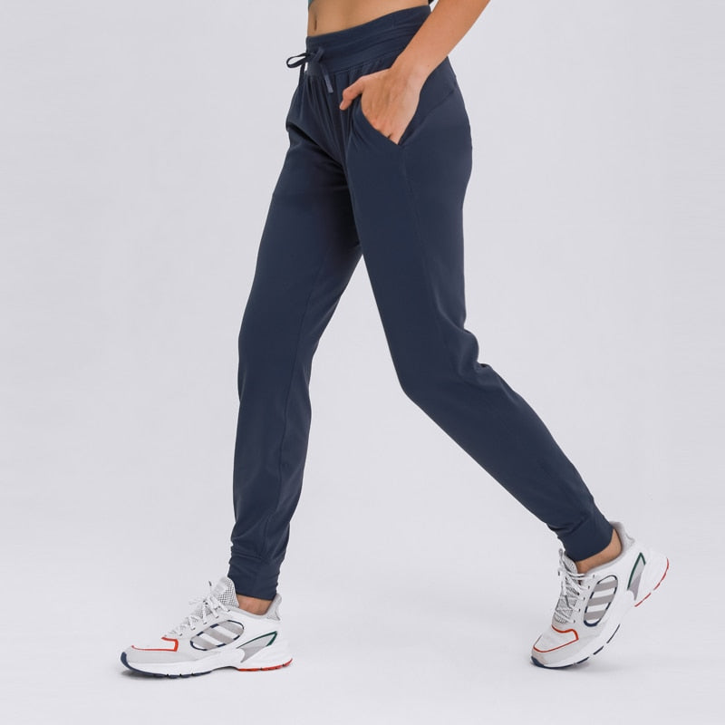 Nepoagym STEP, pantalones deportivos de entrenamiento para mujer, pantalones deportivos para correr con bolsillo, pantalones deportivos para mujer, pantalones suaves para correr