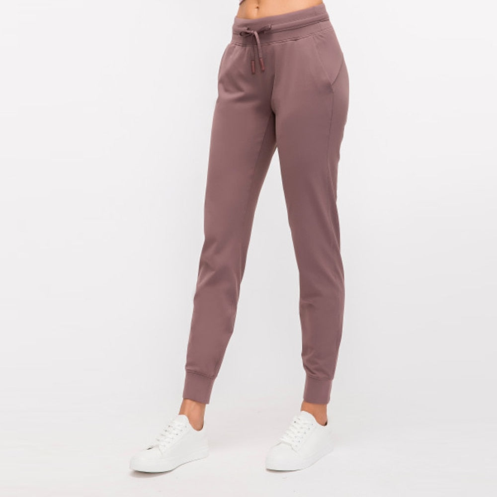 Nepoagym STEP, pantalones deportivos de entrenamiento para mujer, pantalones deportivos para correr con bolsillo, pantalones deportivos para mujer, pantalones suaves para correr