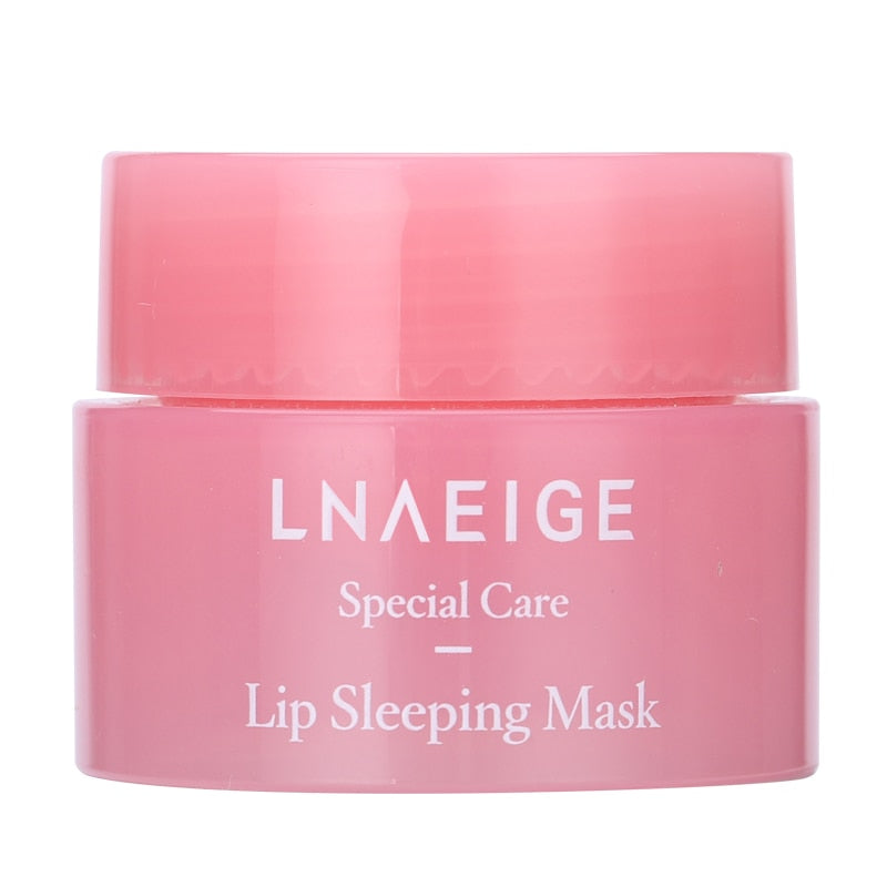 Mascarilla para el cuidado de los labios de Corea del Sur, 3g, mantenimiento del sueño nocturno, brillo de labios hidratante, crema blanqueadora de labios rosa, cuidado nutritivo de los labios 