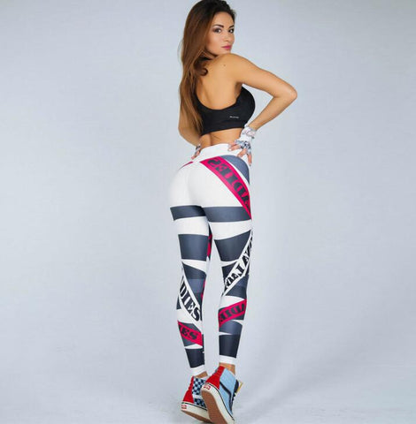 Sexy Damen-Workout-Leggings für Jogger, Fitness-Leggings mit hoher Taille, elastische Sport-Leggings, Workout-Jegging-Leggings