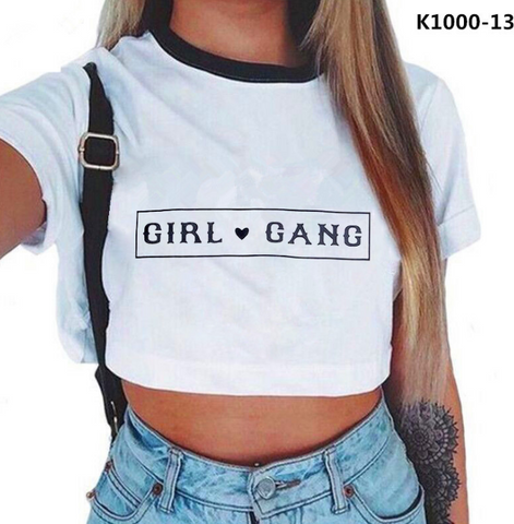 Sommer Tops Für Frauen Streetwear Koreanische Kawaii Harajuku Vogue Beste Freunde T Shirt Ästhetischen Crop Top Graphic Tees Frauen 