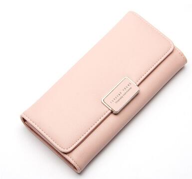 Monedero de moda para mujer, cartera para mujer, pasaporte largo, tarjetero de mano para mujer, carteras simples de diseñador de lujo, monederos para mujer