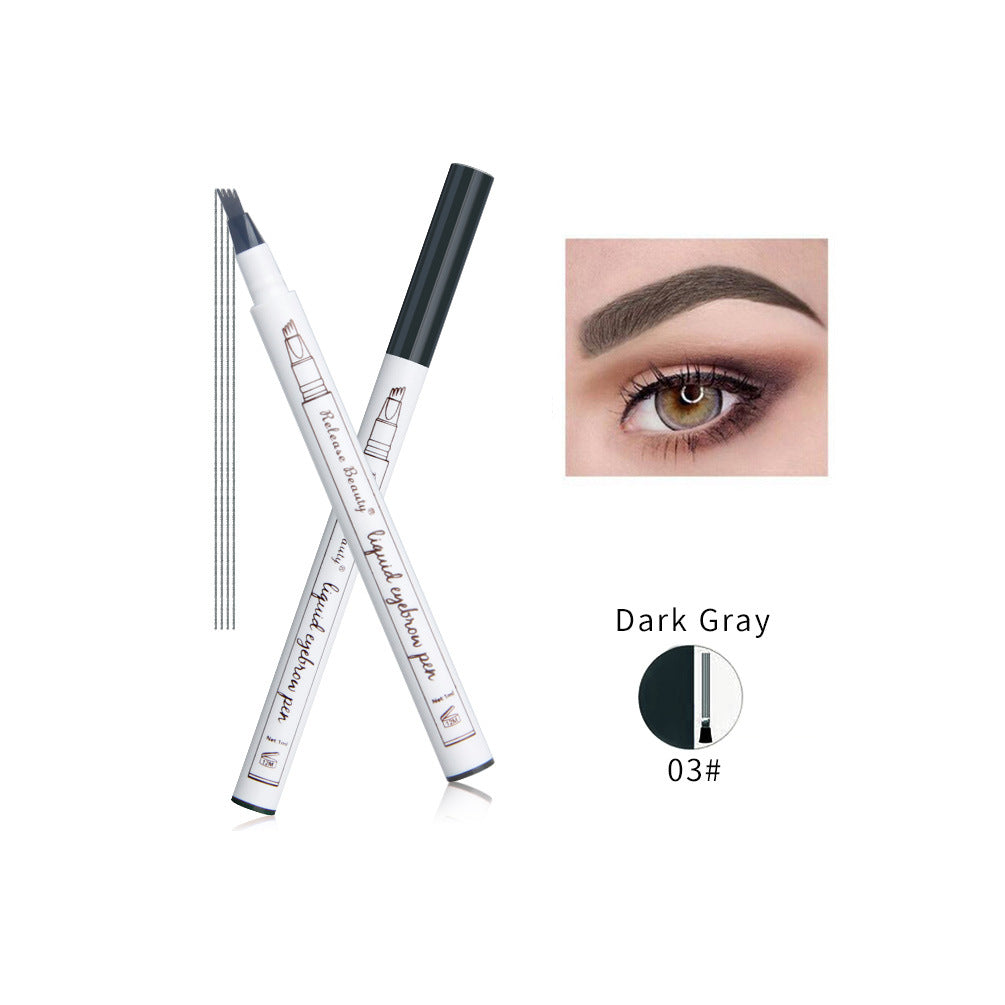 RELEASE BEAUTY Liquid Eyebrow Pencil Very Fine Micro Carving Eyebrow Pencil Is Easy For Lazy People To Use