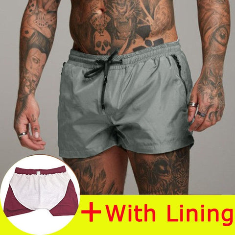 Neue Herren Badeanzug Sexy Bademode Männer Schwimmen Shorts Männer Briefs Strand Shorts Sport Anzüge Surf Board Shorts Männer Badehose 