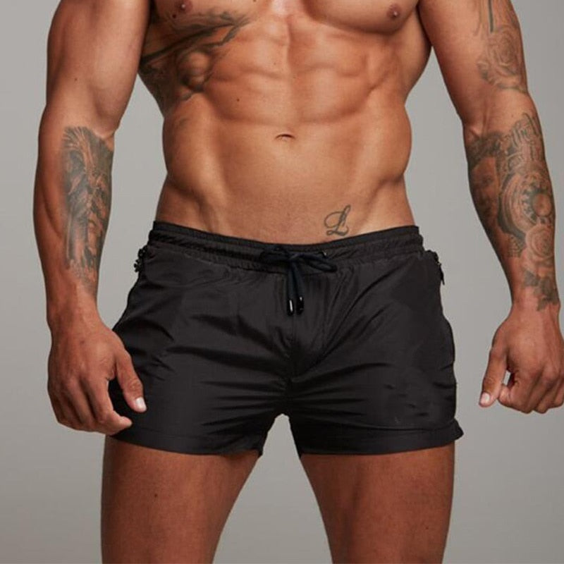 Neue Herren Badeanzug Sexy Bademode Männer Schwimmen Shorts Männer Briefs Strand Shorts Sport Anzüge Surf Board Shorts Männer Badehose 