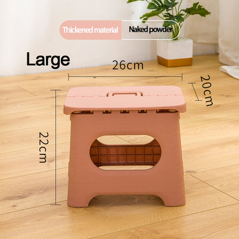 Train Maza Folding Stool Portable Plastic Kindergarten Home Subway Folding Stool Outdoor Small Bench