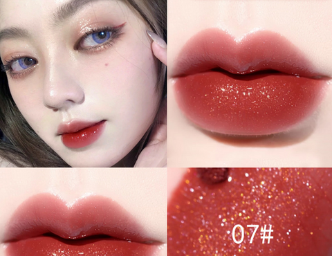 Dudu Lip Gloss Colorless Transparent Lip Gloss Bright Crystal Lip Gloss Glass Lip Fine Glitter Pearl With Shiny Jelly Color