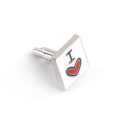 Fashion Cufflinks I Love My Wife Design