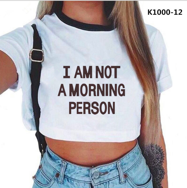 Summer Tops For Women  Streetwear Korean Kawaii Harajuku Vogue Best Friends T Shirt Aesthetic Crop Top Graphic Tees Women