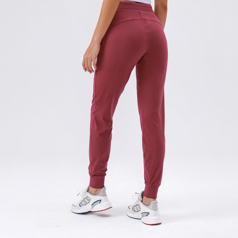 Nepoagym STEP, pantalones deportivos de entrenamiento para mujer, pantalones deportivos para correr con bolsillo, pantalones deportivos para mujer, pantalones suaves para correr