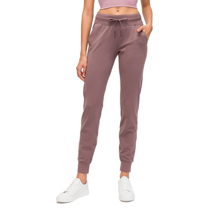 Nepoagym STEP, pantalones deportivos de entrenamiento para mujer, pantalones deportivos para correr con bolsillo, pantalones deportivos para mujer, pantalones suaves para correr