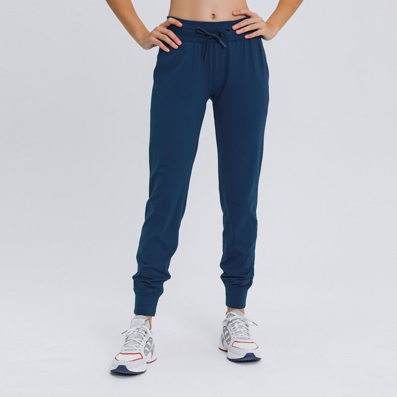 Nepoagym STEP, pantalones deportivos de entrenamiento para mujer, pantalones deportivos para correr con bolsillo, pantalones deportivos para mujer, pantalones suaves para correr