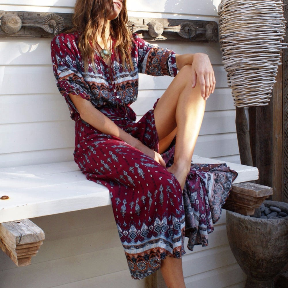 Long Maxi Dresses Bohemia Dress