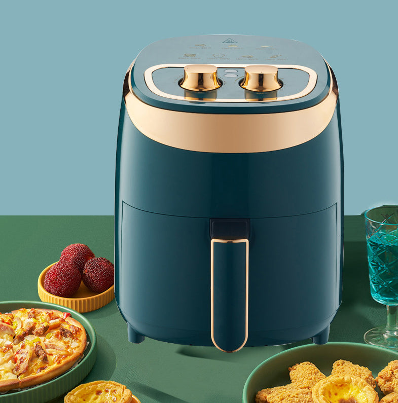 Freidora de aire para el hogar, freidora eléctrica multifunción de gran capacidad, máquina para patatas fritas, 3,5 L 