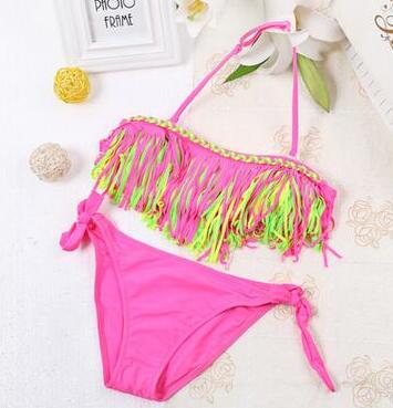 Kids Bikini Girls Swimwear Bathing Sets Swimming