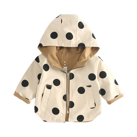 Baby Kids Jacket Coat Toddler Wear On Both Side Windbreak Fall Children Trench Coat Outerwear Baby Boys Girls Clothes