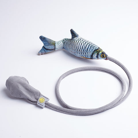 Pet Airbag Teasing Cat Fish Cat Toys Interactive Plush Toys Play Mint Fish Toys