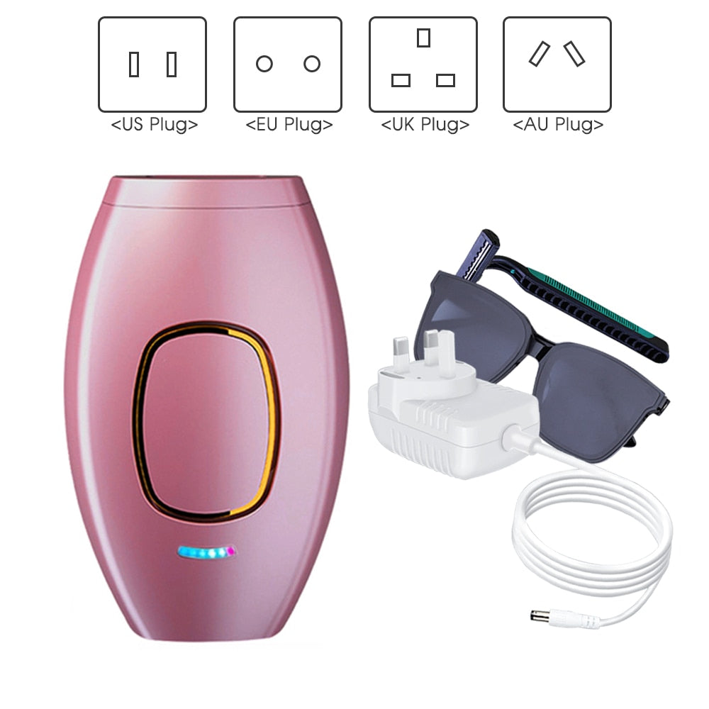 [ZS] Body Bikini IPL 500.000 Flash Epilierer Impulse Permanent Laser Epilierer Schmerzlos Für Frauen Haar Entfernung Heimgebrauch Geräte 