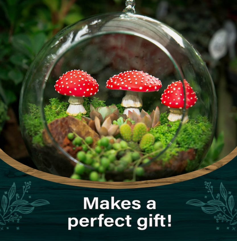 Garden Plant Luminous Mushroom Resin Ornament Decoration Mushroom for Garden