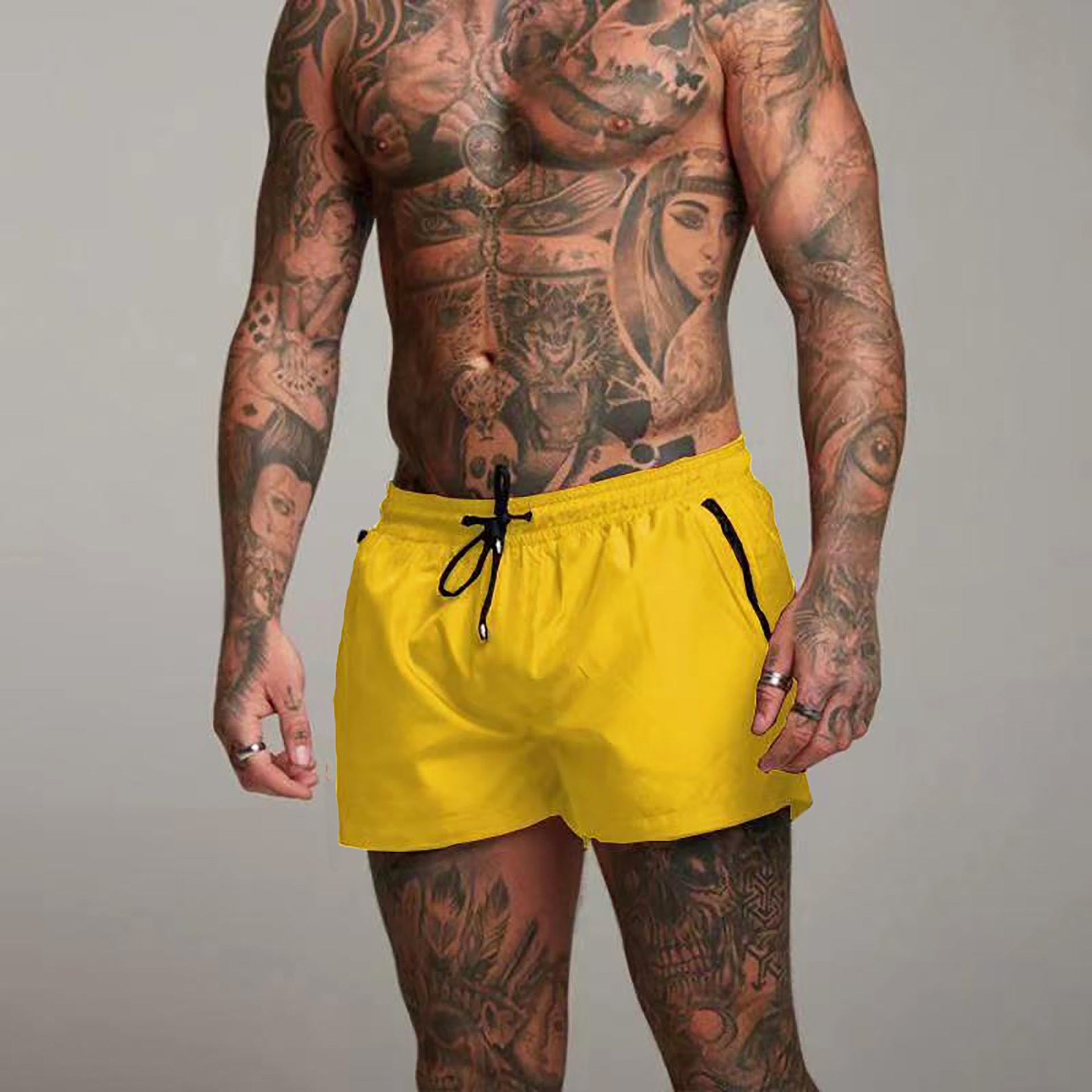 Men's Shorts Beach Pants Fashion Sports Shorts Quick Dry Running Men's Pants Summer Casual Pants