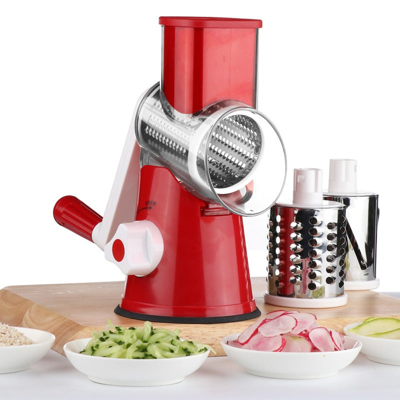 Handheld Drum Multifunctional Vegetable Cutter, Shredding, Slicing, Grinding, Kitchen Tools, Vegetable Cutting Tool