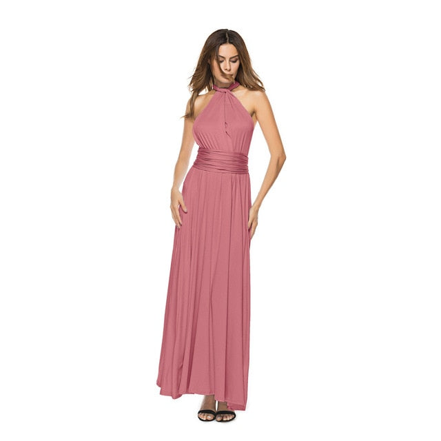 Multi Way Wrap Convertible Infinity Maxi Dress