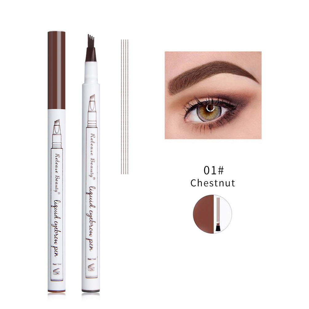 RELEASE BEAUTY Liquid Eyebrow Pencil Very Fine Micro Carving Eyebrow Pencil Is Easy For Lazy People To Use