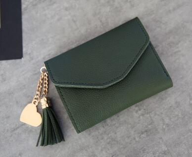 Monederos de marca de diseñador, billeteras de cuero para mujer, carteras de lujo con borlas largas para teléfono, tarjeteros para mujer, bolsas para dinero