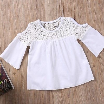 Conjunto de camiseta y pantalones vaqueros de mezclilla para bebés y niñas de verano 