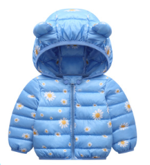 Chaqueta para bebés y niños, abrigos ligeros con capucha para orejas, ropa de primavera para niñas, ropa infantil, chaquetas para niños de 1 a 6 años 