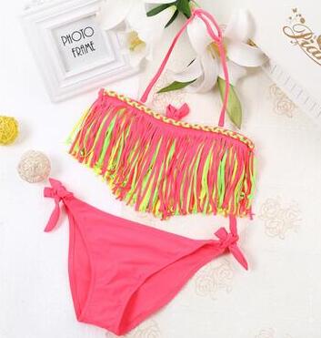 Kids Bikini Girls Swimwear Bathing Sets Swimming