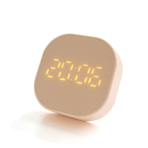 Random Timing Alarm Clock Dual Temperature Display Electronic Clock Kitchen Timer Magnetic Suction and Clock Placement