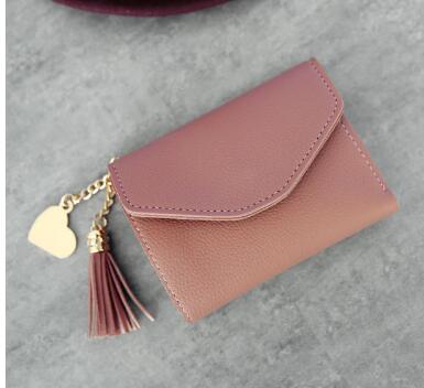 Brand Designer Coin Purses Leather Wallets Women Long Tassel Luxury Clutch Phone Wallets Female Credit Card Holder Money Bags