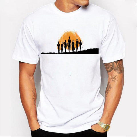 Casual Letter Printed Top Quality Men'S T Shirt