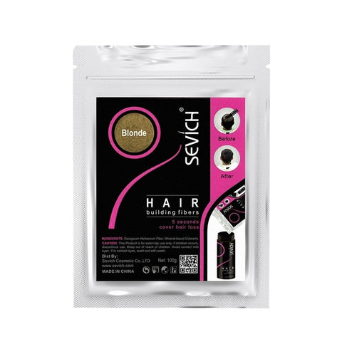 Sevich, 100g, fibras para el cabello, queratina de 10 colores, polvo de fibra para construcción del cabello, recarga de fibra para el crecimiento instantáneo del cabello, 50g, producto para el cuidado del cabello 