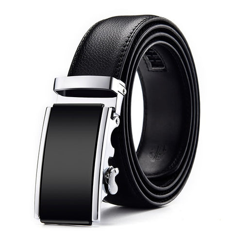 [LFMB]Famous Brand Belt Men Top Quality Genuine Luxury Leather Belts for Men,Strap Male Metal Automatic Buckle