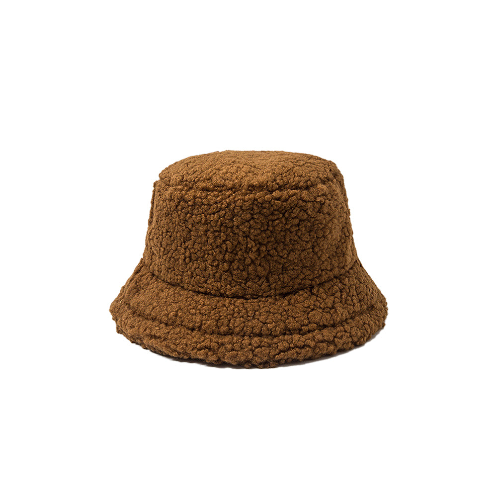 Sombrero con forma de cubo para mujer, sombreros de pescador de invierno, gorro de lana de punto versátil para ocio, ropa de calle para exteriores, gorro plegable de moda