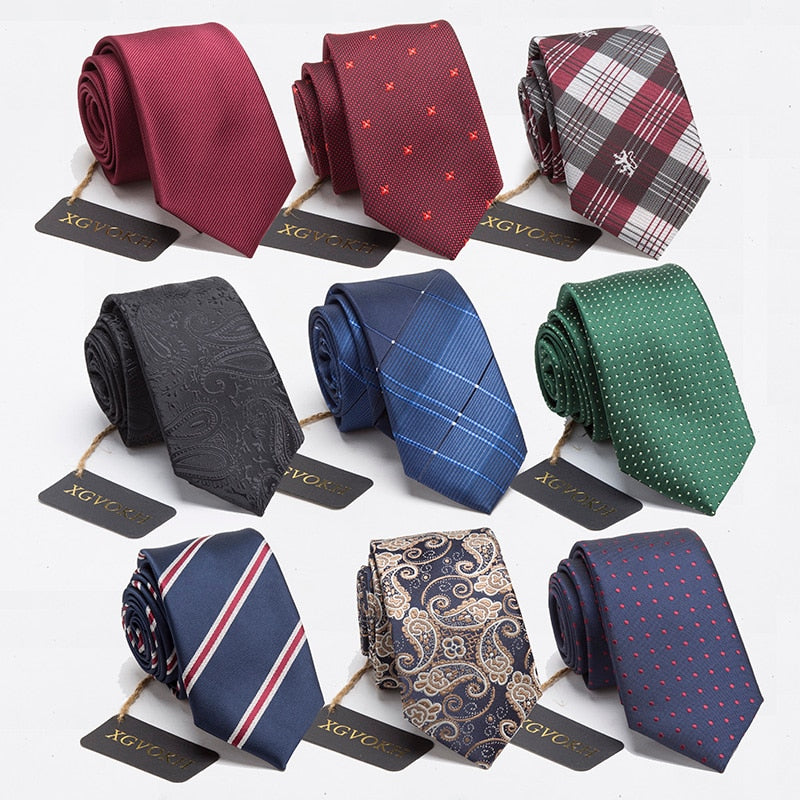 Corbatas para hombre, vestidos para hombre, corbata de boda de negocios, vestido para hombre, regalo legame, gravata, rayas inglesas, tejido JACQUARD de 6cm 