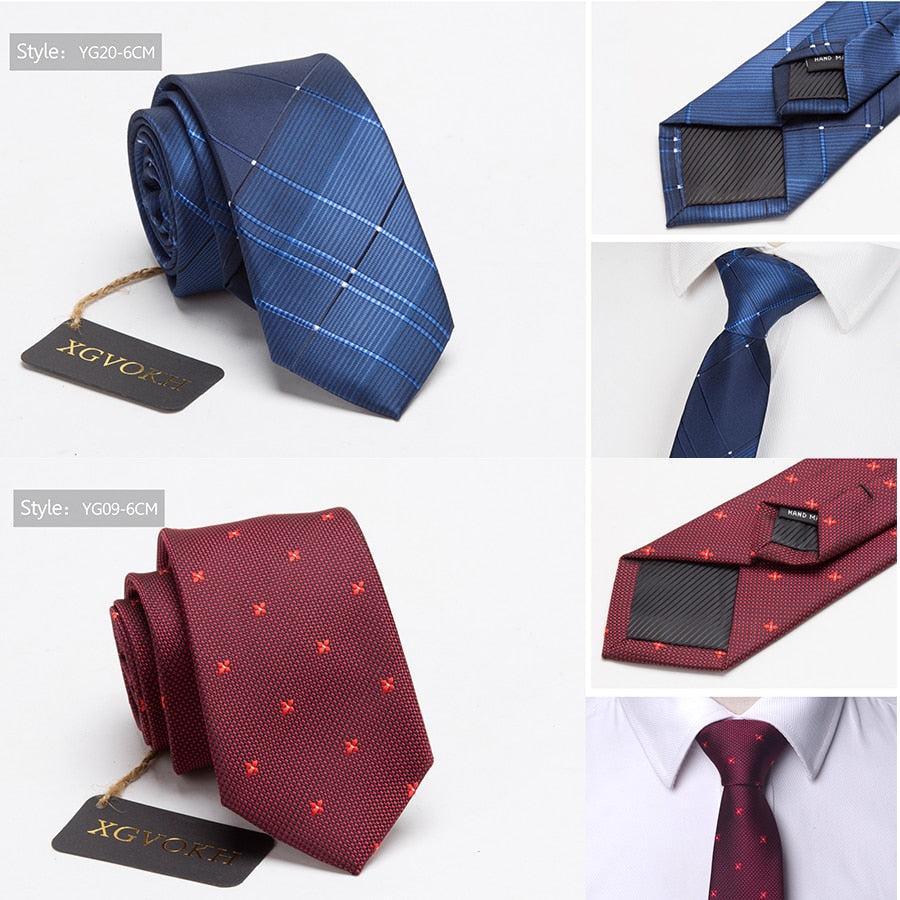 Corbatas para hombre, vestidos para hombre, corbata de boda de negocios, vestido para hombre, regalo legame, gravata, rayas inglesas, tejido JACQUARD de 6cm 