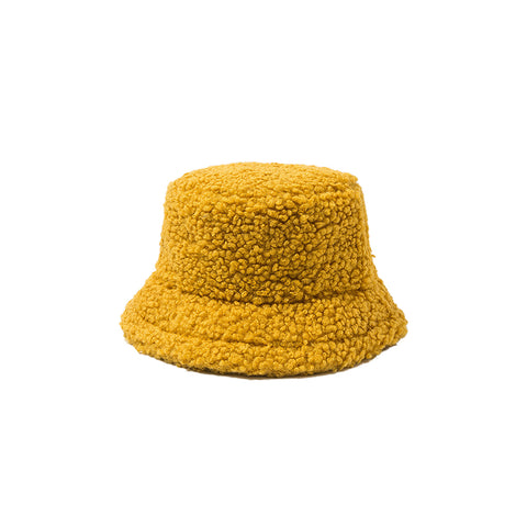 Sombrero con forma de cubo para mujer, sombreros de pescador de invierno, gorro de lana de punto versátil para ocio, ropa de calle para exteriores, gorro plegable de moda