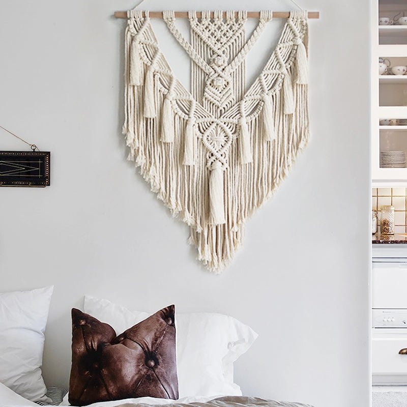 New Hot Macrame Wall Hanging Tapestry Wall Decor Boho Chic Bohemian Woven Home Decoration