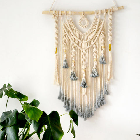 Woven Wall Hanging Macrame dream catcher Wall Hanging Large Above Bed Decor Neutral Wall Boho Home DecorTapestry Wall Hanging