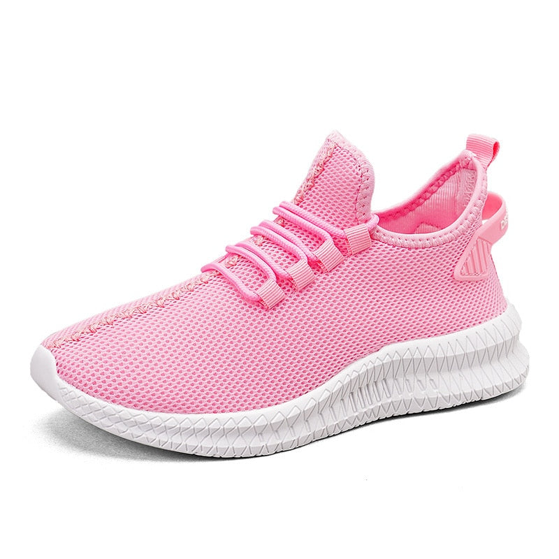 Zapatillas de deporte de moda, zapatos informales ligeros para mujer, zapatos transpirables para hombre, zapatos para caminar, zapatillas deportivas para correr de gran tamaño 