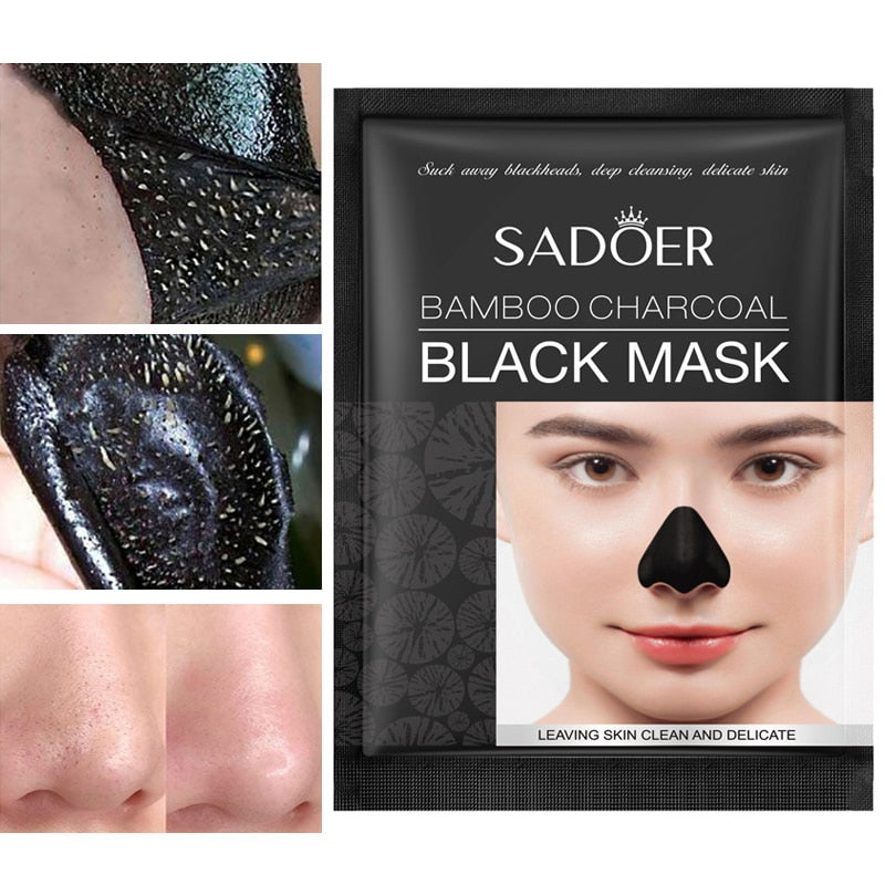 20Pcs Nose Blackhead Remover Mask Nasal Strips Black Head Nose Dot Spot Peel Off Sticker Face Acne Whitehead Pore Cleaner Mask